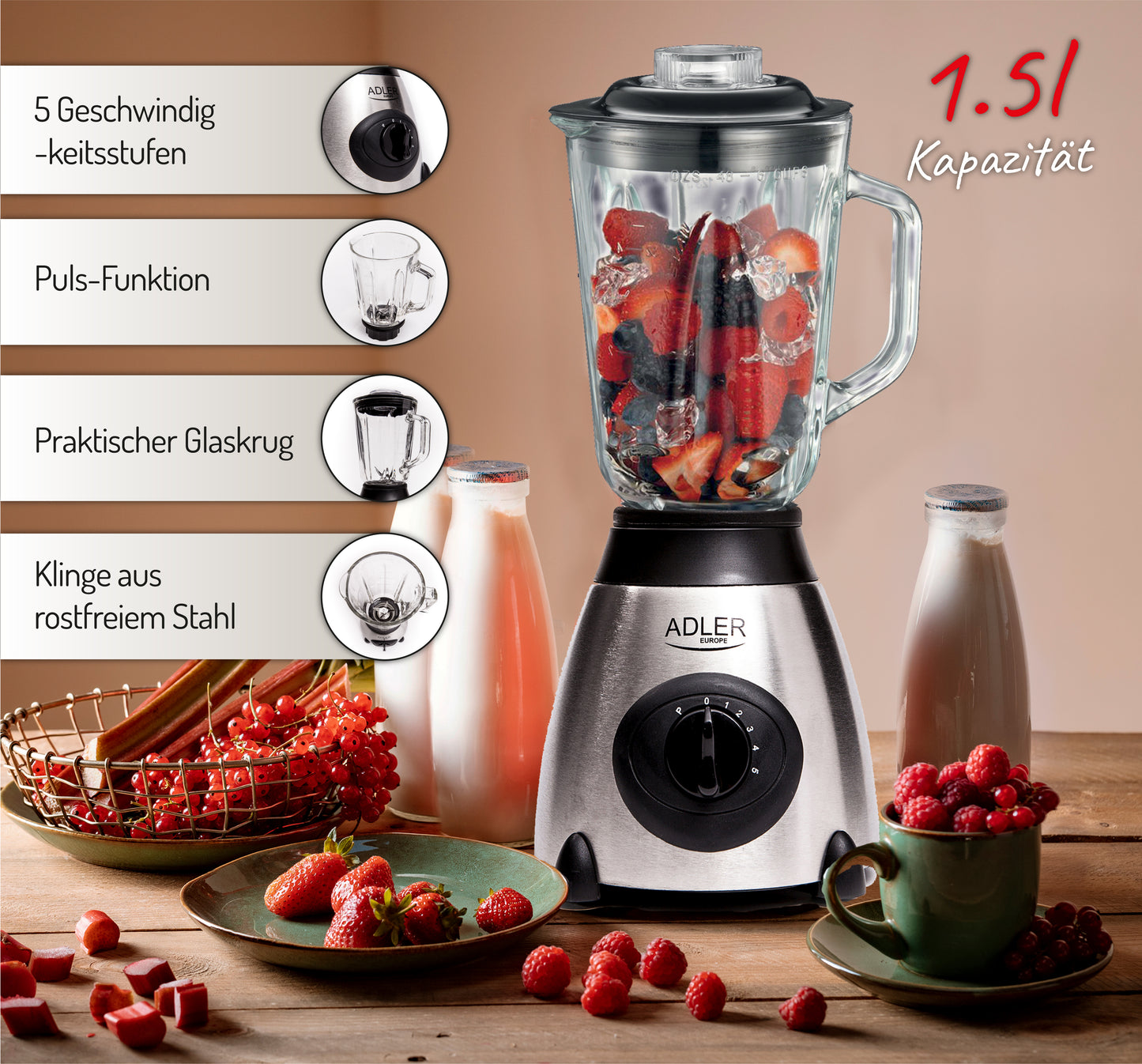 Adler Standmixer AD4070