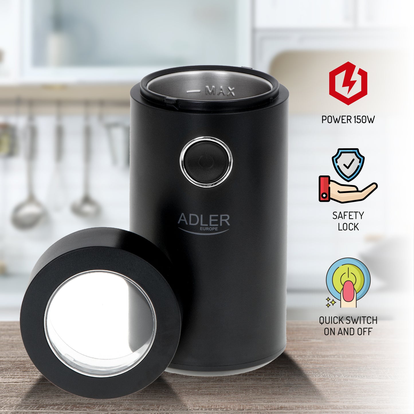 Adler Kaffeemühle AD4446BS