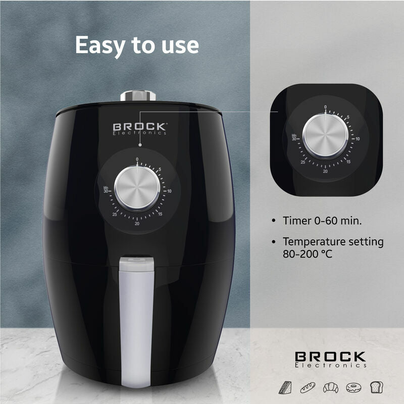 Brock Heißluftfritteuse 3,5L AFM3501BK