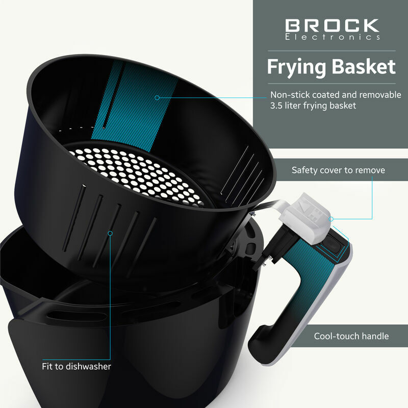 Brock Heißluftfritteuse 3,5L AFM3501BK