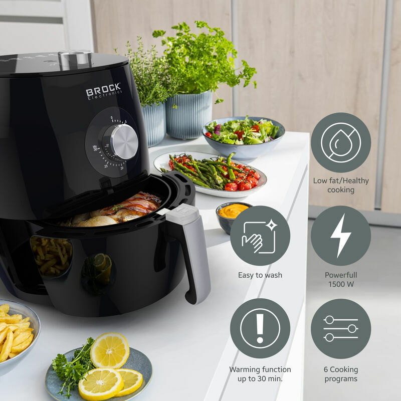 Brock Heißluftfritteuse 3,5L AFM3501BK