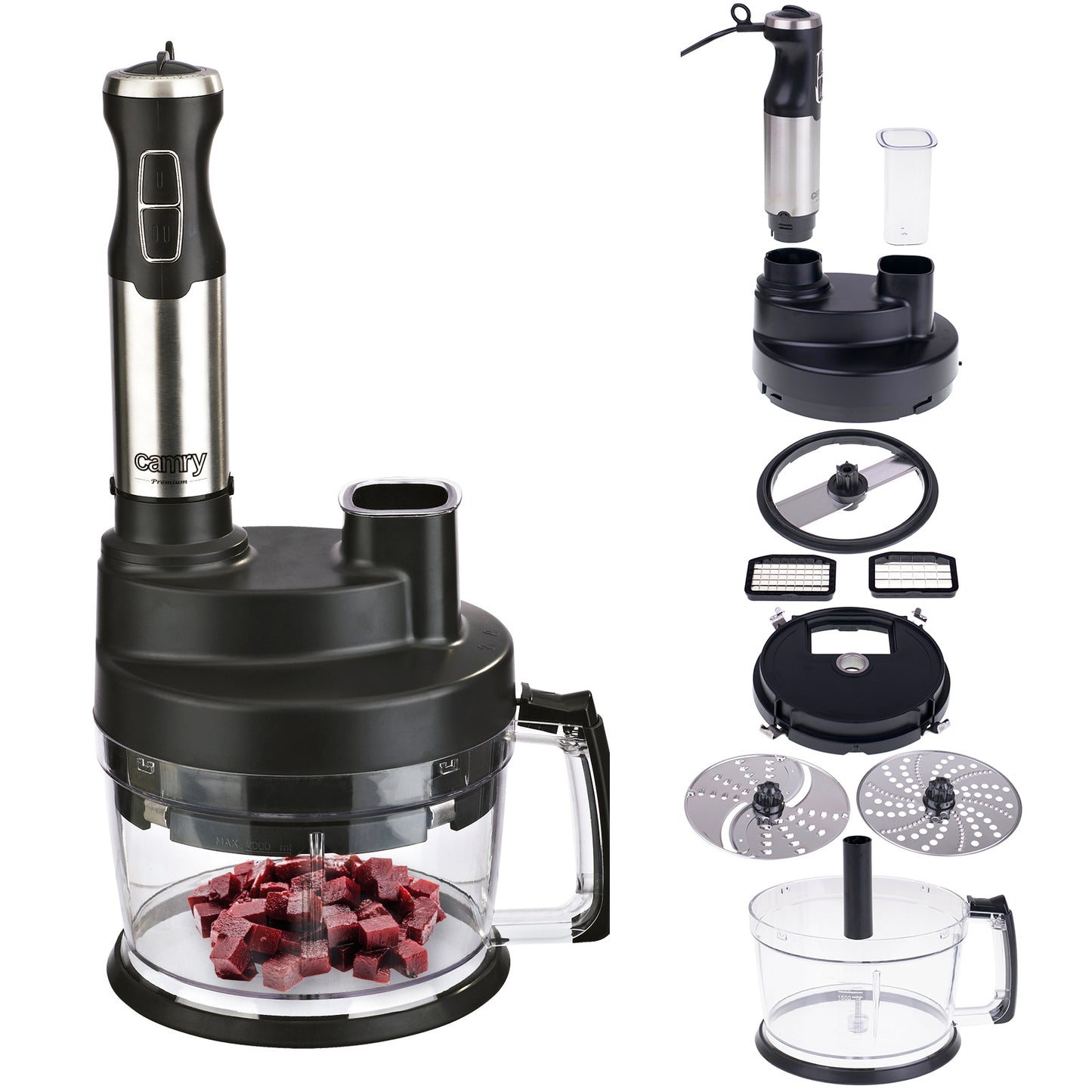 Camry Multifunktionsmixer 1600W CR4623