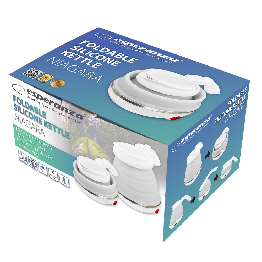 Esperanza Faltbarer Silikon Wasserkocher 0,5L EKK023