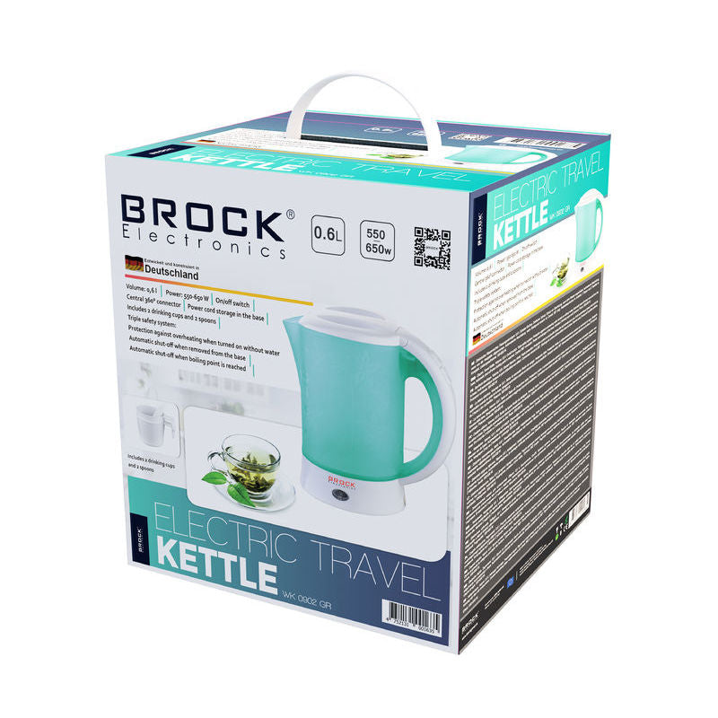 Brock Reise Wasserkocher 0,6L WK0902GR