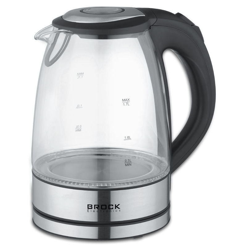 Brock Wasserkocher Glas 1,7L WK2102BK