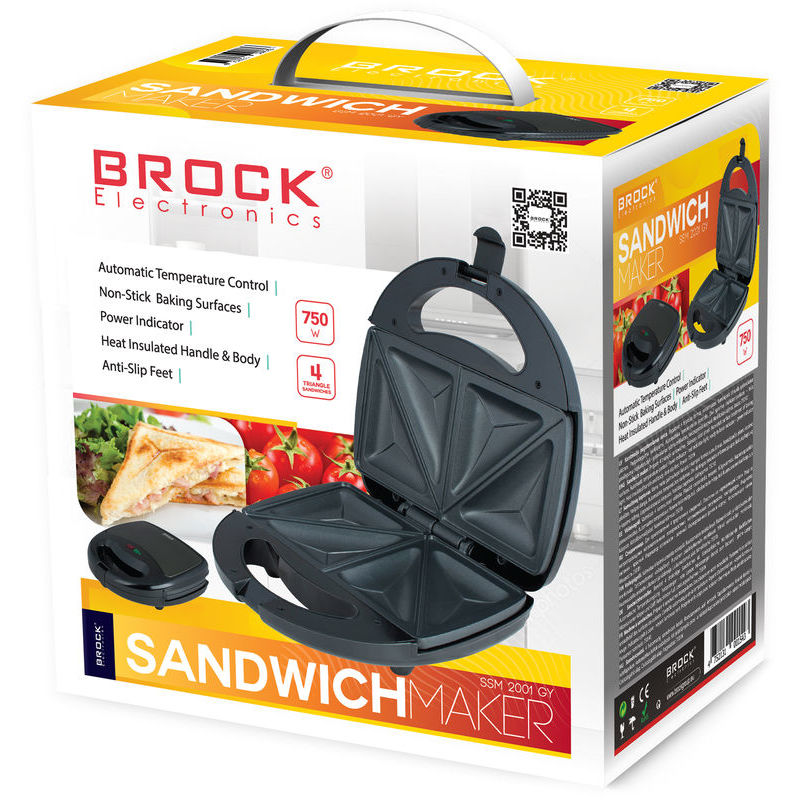 Brock Sandwichmaker SSM2001GY