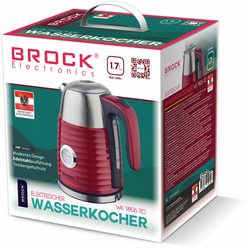 Brock Wasserkocher 1,7L WK9806RD
